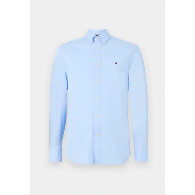 Abbildung von Tommy Hilfiger Langarmhemd »DOBBY«, Slim Fit, Button down Kragen