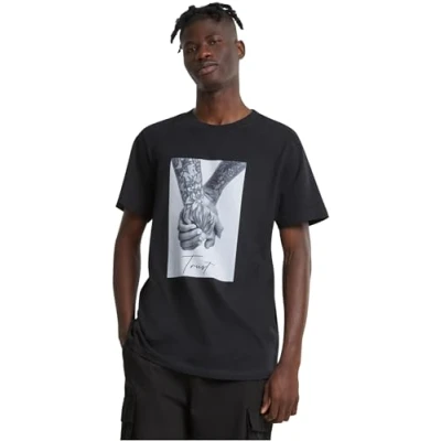 Abbildung von Mister Tee Trust Tshirt print, Herren, Größe: Large, Black