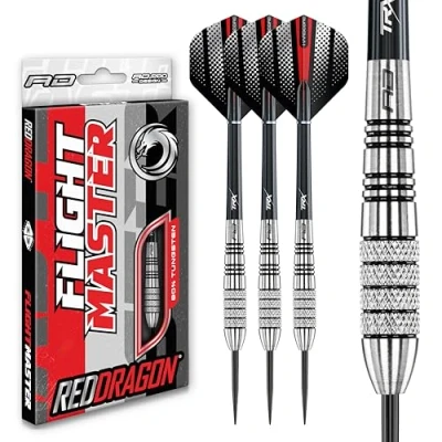 Abbildung von RED DRAGON Sidewinder 23 Gramm Wolfram Darts Set mit Flights und Stielen