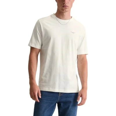 Abbildung von Marc O&#039;Polo Denim Short Sleeve LOGO ON Chest Tshirt basic, Herren, Größe: XXL, Egg white