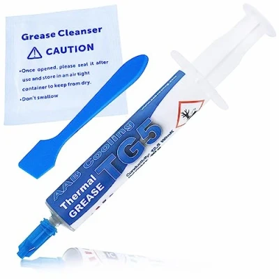 Abbildung von AABCOOLING Thermal Grease 5 10g Hochleistungs 12,5W/mK Wärmeleitpaste mit Silber Hoher Wärmeleitfähigkeit, CPU PC Kühler Lüfter Prozessor Niedriger Thermischer Wiederstand, Paste 12.5 W/mK