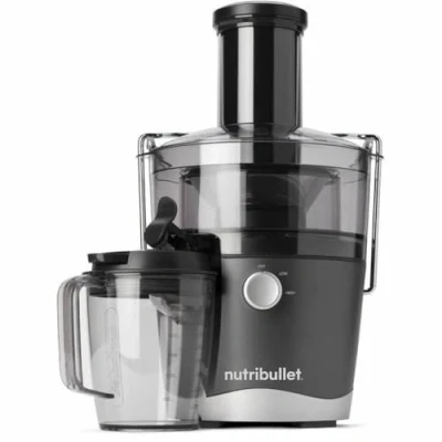 Abbildung von nutribullet Entsafter, Kaltentsafter, Obst und Gemüseextraktor, Fruchtsaftpresse, Täglicher Gebrauch, Leicht zu Reinigen, 1,5 L Fruchtfleischbehälter, NBJ100G, Black