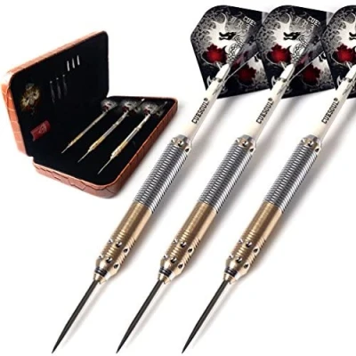 Abbildung von CUESOUL 25 Gramm Stahlspitze Darts mit Deluxe PU Fall Dragon Series 006