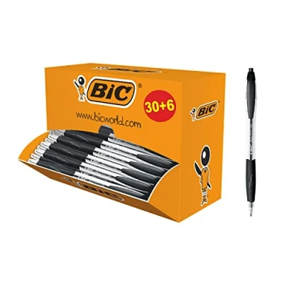 Abbildung von BIC 920287 Kugelschreiber &quot;ATLANTIS Classic&quot; 0.32 mm, 36 Stück, schwarz
