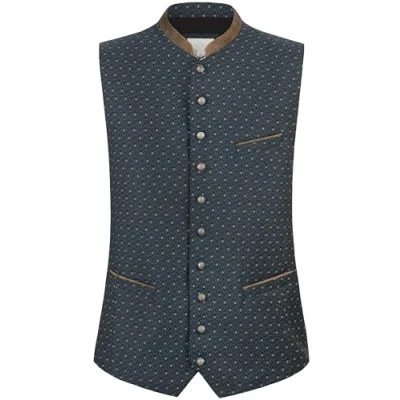 Abbildung von Stockerpoint Herren Hudson Trachtenweste, blau, 46