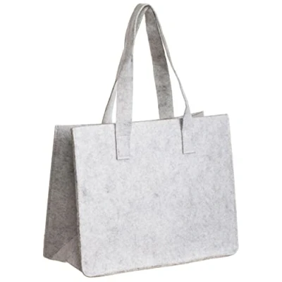 Abbildung von Brandsseller Filztasche Freizeittasche aus Filz Praktische Shoppingbag Einkaufstasche mit Henkel ca. 36 x 27 x15 cm