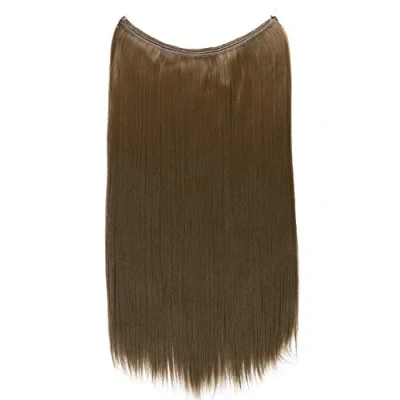 Abbildung von CAISHA 50cm 1 Tresse Extension mit Gummiband Extensions Haarverlängerung Haarteil Glatt Hellbraun E104