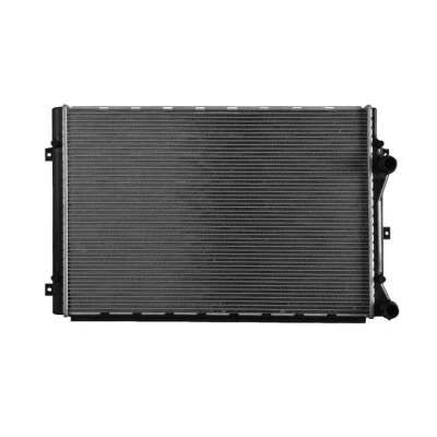 Abbildung von NRF EASY FIT 53816 Kühler, Motorkühlung Aluminium 650 431 32 mit Dichtring Kühlrippen gelötet VOLKSWAGEN: Golf 5, Touran I, Plus / Crossgolf