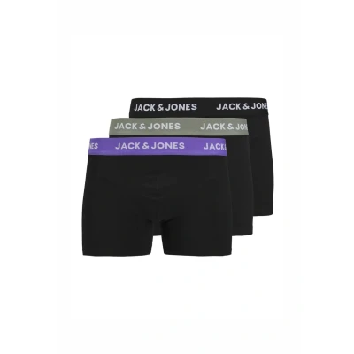 Abbildung von Jack &amp; Jones Jacaxel SOLID3 PACK Panties black pack:black black, Herren, Größe: Small,