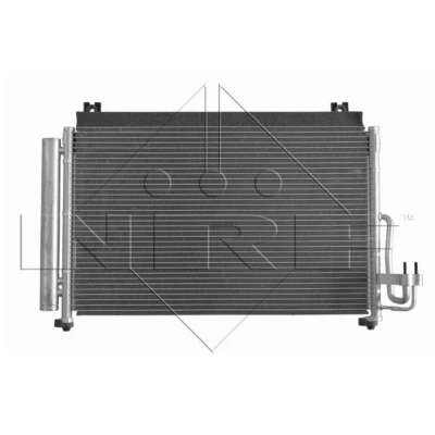 Abbildung von NRF Easy Fit 350002 Klimakondensator mit Trockner, Dichtring 14,2 9,4 Aluminium 495