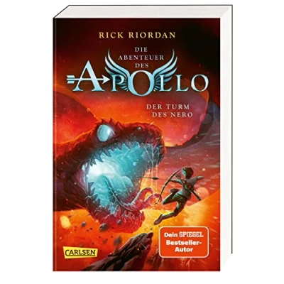 Abbildung von Die Abenteuer des Apollo 5: der Turm Nero: Vom olympischen Gott zum pickligen Teenager urkomische Fantasy ab 12 Jahren über griechisch römische Gottheiten in modernen Welt (5)
