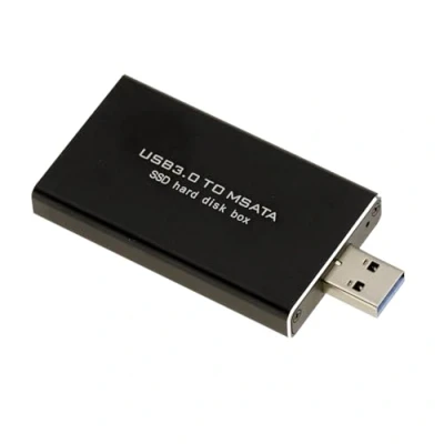 Abbildung von KALEA INFORMATIQUE Kompaktes mSATA auf USB3 Gehäuse für SSDs vom Typ 30mm oder 50mm