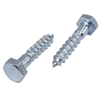 Abbildung von (60 Stück) DIN 571 Stahl verzinkt Sechskant Holzschrauben M8 x 30 mm Sechskantschraube Schlüsselschrauben Sechskantschrauben Schlossschrauben (60, mm)