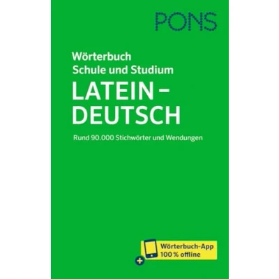 Abbildung von PONS Wörterbuch für Schule und Studium Latein: Latein Deutsch mit App
