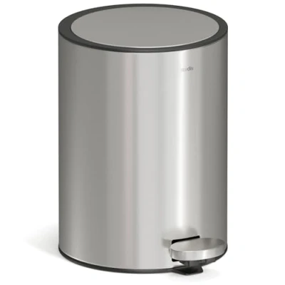 Abbildung von stardis 3 Liter Treteimer Softclose Klappdeckel leise schließend Inneneimer Mülleimer Abfalleimer fingerprintproof stainless steel (Edelstahl matt)