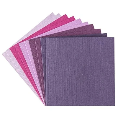 Abbildung von Ideen mit Herz Grußkarten Set 10 farbige Karten &amp; weiße Umschläge edle Leinen Optik bunt blanko neutral ideal für liebe Glückwünsche zum Geburtstag, Hochzeit (Beerentöne, 11 x cm)