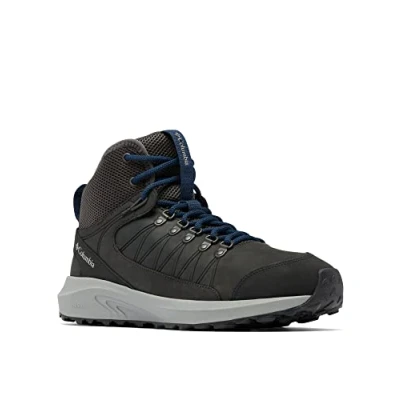 Abbildung von Columbia Trailstorm Crest Mid WP wasserdichte Wanderstiefel für Herren, Schwarz (Shark x Admiral), 40 EU