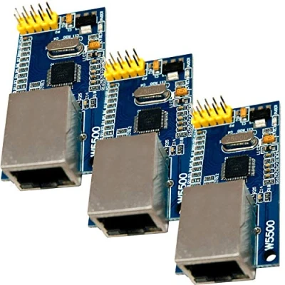 Abbildung von AZDelivery 3 x W5500 Ethernet Netzwerk Internet Modul kompatibel mit Arduino