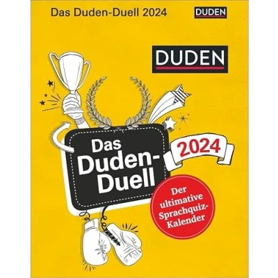 Abbildung von Das Duden Duell Tagesabreißkalender 2024. Jeden Tag eine knifflige Frage zu Rechtschreibung, Grammatik etc. Der perfekte Kalender für alle ... wollen.: ultimative Sprachquiz