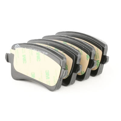 Abbildung von BREMBO P 85 099 Bremsbelagsatz exkl. Verschleißwarnkontakt mit Bremssattelschrauben Zubehör AUDI: A5 B8 Coupe, Convertible, A4 Saloon