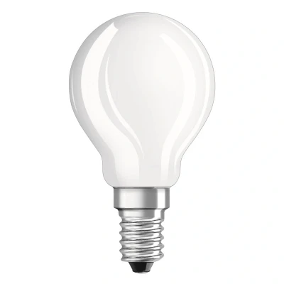 Abbildung von Osram LED Base Classic P Lampe, Sockel: E14, Warm White, 2700 K, 4 W, Ersatz für 40 W Glühbirne, matt
