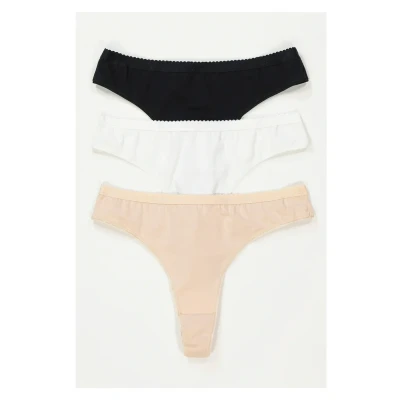 Abbildung von Ulla Popken String, Damen, Größe: 50/52, White
