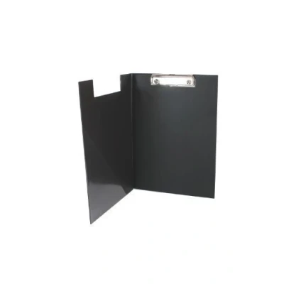 Abbildung von Aufklappbare Klemmbrettmappe DIN A4 schwarz Made in Germany