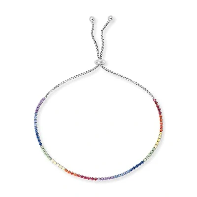 Abbildung von Engelsrufer Armband aus Sterlingsilber mit Zirkoniasteinen Multicolor, Länge: 24cm, ERB LILSTELLA ZIM