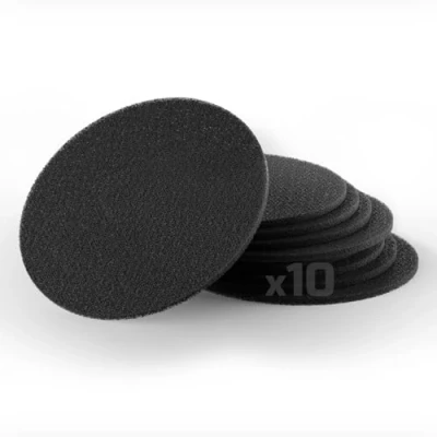 Abbildung von Mtutu 10 Stücke Aktivkohlefilter 155mm Rund Universal Kohlefilter Ersatz Fettfilter &amp; Geruchsfilter für Umluftbetrieb in Tragbaren Dunstabzugshauben Zubehör Mini Dunstabzugshaube