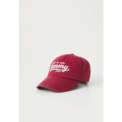 Abbildung von Tommy Jeans Archive Script Cap, Herren, Größe: One Size, Rustic cherry