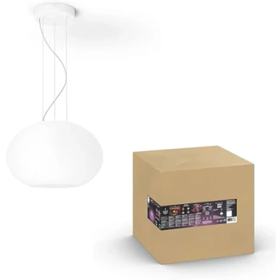 Abbildung von Philips Hue White &amp; Col. Amb. LED Pendelleuchte Flourish, dimmbar, 16 Mio. Farben, steuerbar via App, kompatibel mit Amazon Alexa (Echo, Echo Dot)
