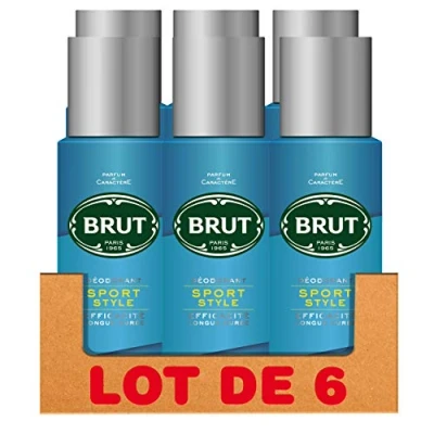 Abbildung von Brut Herren Deodorant, Spray 200 ml, 6er Pack