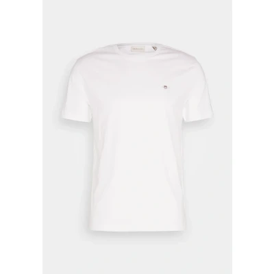 Abbildung von GANT Printed Archive Shield Tshirt basic, Herren, Größe: Medium, White