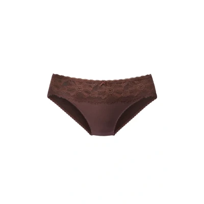 Abbildung von Lascana Slip, Damen, Größe: 40/42, Schokolade