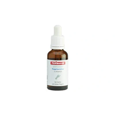 Abbildung von Nagelweicher bei harten dicken, eingewachsene Fußnägel, Nagelpflege, PediBaehr, 30ml