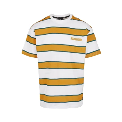 Abbildung von Starter Tshirt print, Herren, Größe: Large, White/yellow