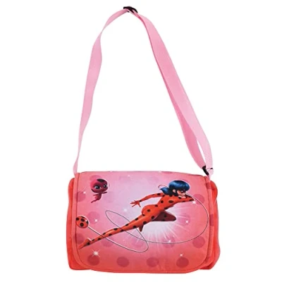 Abbildung von Jemini Mädchen Umhängetasche 024191 Miraculous BESACE BANDOLSE Lady Bug +/ 26 cm für Kinder, rot, Enfant