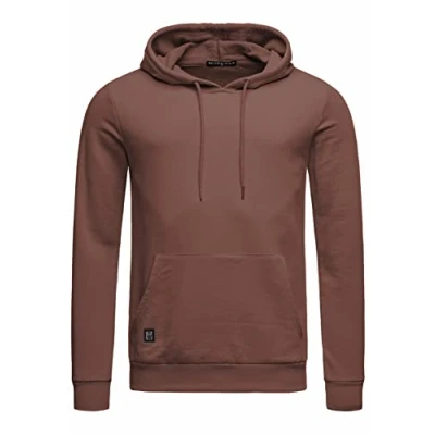 Abbildung von Red Bridge Herren Kapuzenpullover Hoodie Premium Basic Braun XL