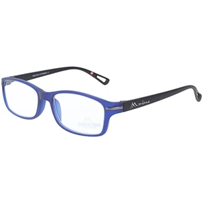 Abbildung von Kunststoff Lesebrille MR76A von Montana Eyewear in Dunkelblau + 2,50 dpt