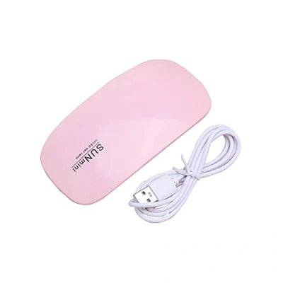 Abbildung von CAM2 Mini UV Lampe Nageltrockner für Nägel,6W LED Nagellampe 60s USB Tragbarer Faltbare Gel Nagellack(Rosa)