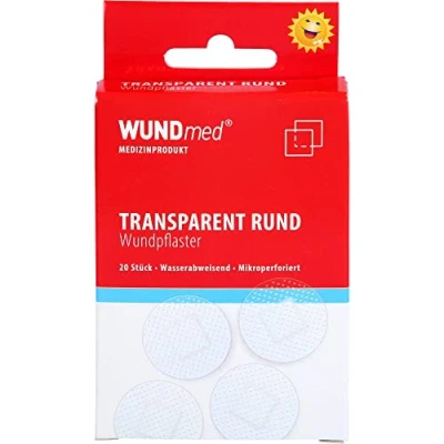 Abbildung von Wundpflaster 2,5 cm rund transparent