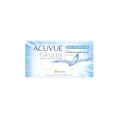 Abbildung von ACUVUE OASYS for Astigmatism Kontaktlinsen 2 Wochen Linsen für Tag und Nacht mit 4,5 dpt, Cyl 1,25, Ach 180 BC 8.6 UV Schutz, Austrocknungsschutz Komfortables Tragegefühl 6