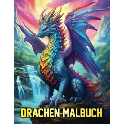 Abbildung von DRACHEN MALBUCH FÜR ERWACHSENE MAGIE UND FANTASIE: ACHTSAMKEIT ANTI STRESS