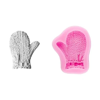 Abbildung von Ideen mit Herz Silikon Form Relief Handschuh Größe des Objekts: 6 cm x 4,8