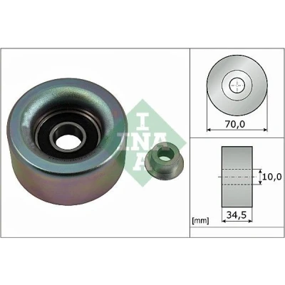 Abbildung von INA 532 0590 10 Umlenkrolle TOYOTA: RAV4 III Off Road