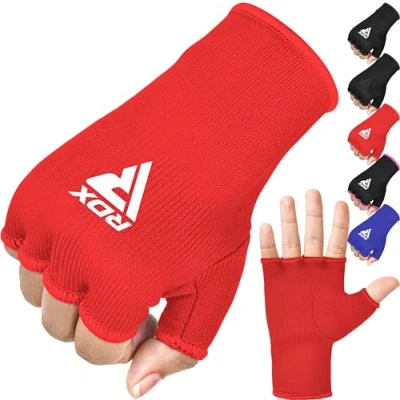 Abbildung von RDX Innenhandschuhe Boxen Muay Thai MMA Training, Elastisch Boxbandagen Kampfsport Sparring Handbandagen, Inner Boxing Gloves, Boxsack Punchingbälle Punchinghandschuhe