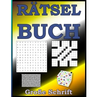 Abbildung von Rätselbuch Für Senioren Große Schrift: Labyrinthe, Wortsuchrätsel, Sudoku und Kreuzworträtsel in großer Schrift
