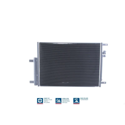 Abbildung von NISSENS 941288 Klimakondensator mit Trockner Aluminium 610 R 134a