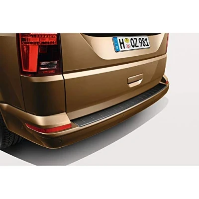 Abbildung von Volkswagen 7E0061195B Ladekantenschutz Schutzleiste Zierleiste Stoßfänger schwarz, genarbte Optik
