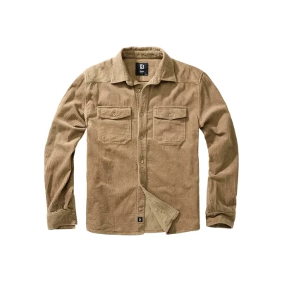 Abbildung von Brandit LONG Sleeve Hemd, Herren, Größe: 4XL, Camel